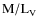 ${\rm M/L}_{\rm V}$