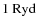 $\rm 1 ~Ryd$