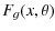 $\displaystyle F_g(x,\theta)$