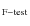 $_{\rm F-test}$