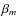 $\beta_m$