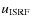 $u_{\rm ISRF}$