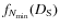 $ f_{N_{\rm min}}(D_{\rm S})$