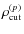 $\rho _{\rm cut}^{(p)}$
