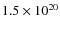 $1.5 \times 10^{20}$
