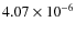 $4.07 \times 10^{-6}$