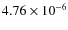 $4.76 \times 10^{-6}$