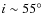 $i \sim 55^{\circ}$