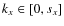 $k_x \in [0, s_x]$
