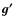 $\vec{g'}$