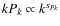 $k P_k \propto k^{s_{Pk}}$