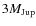 $3 M_{\rm Jup}$