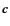 ${\vec c}$