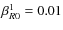 $\beta _{R0}^{1} = 0.01$