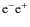 ${\rm e}^{-}{\rm e}^{+}$