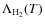$\Lambda_{\rm
H_2}(T)$