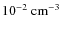 $\rm 10^{-2}~cm^{-3}$