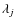 $\lambda_j$