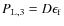 $P_{{\rm L}, 3} = D \epsilon_{\rm f}$
