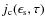 $j_{\rm c}(\epsilon_{\rm s}, \tau)$