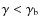 $\gamma <\gamma _{\rm b}$
