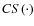 $CS(\cdot)$