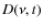 $D(\nu, t)$