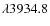 $\lambda 3934.8$