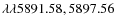 $\lambda\lambda 5891.58, 5897.56$