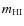 $m_{\rm HI}$