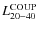 $L_{20-40}^{\rm COUP}$