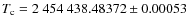 $T_{\rm c} = 2~454~438.48372 \pm 0.00053 $