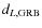 $d_{L,{\rm GRB}}$