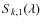 $S_{k,1}(\lambda)$