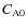$C_{\rm A0}$