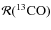 $\mathcal{R}(^{13}{{\rm CO}})$