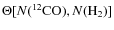 $\Theta [N(^{12}{{\rm CO}}),N({{\rm H}}_2)]$