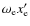 $\omega_{{\rm e}}x_{{\rm e}}'$