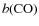 $b({{\rm CO}})$
