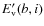 $E_{{\rm v}}'(b,i)$