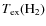 $T_{{\rm ex}}({{\rm H}}_2)$