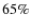 $65 \%$