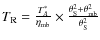 $T_{\rm R}=\frac{ T_A^* }{ \eta_{\rm mb} }\times\frac{ \theta_{\rm S}^2+\theta_{\rm mb}^2 }{ \theta_{\rm S}^2}$