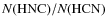 $N(\rm {HNC})/\textit{N}(\rm {HCN})$