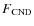 $F_{\rm CND}$