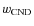 $w_{\rm CND}$