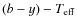 $(b-y)-T_{\rm eff}$