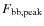 $F_{\rm bb,peak}$