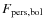 $F_{\rm pers,bol}$
