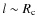 $l \sim R_{\rm c}$
